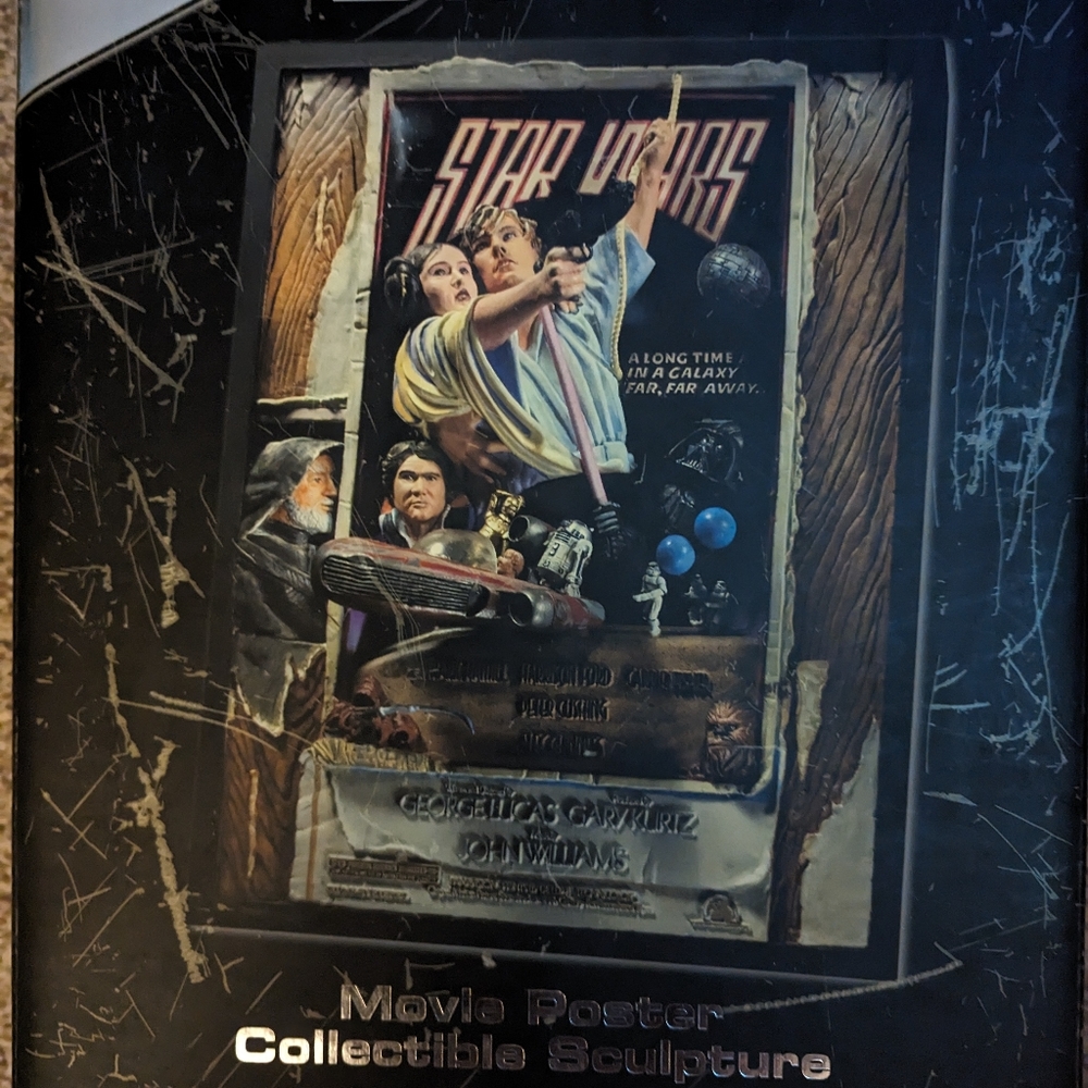 Rare Star Wars 3d A New Hope movie poster